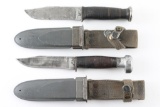 Lot of 2 Ka-Bar Marked U.S.N Knife