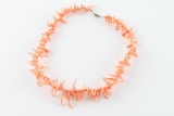 Navajo Branch Coral Necklace