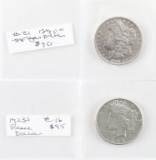 Lot of 2 Silver Dollars