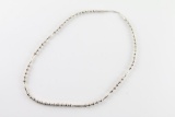 Sterling Beaded Necklace
