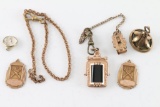 Collection Of Gold an Gold Plated Jewelry