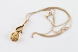 Gold Nugget Pendant