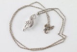 Ladies Vintage Diamond Pendant