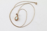 Beautiful Ladies Opal Pendant