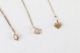 Lot Of Three Ladies Necklaces
