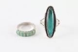 Lot of 2 Navajo Rings