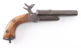 Belgian Double Barrel Pinfire Pistol NVSN