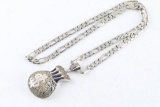 Mens Sterling Chain and Pendant