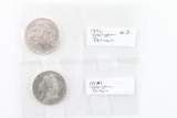Lot of 2 Morgan Dollars