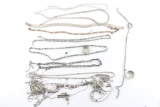 Lot of Sterling Chains
