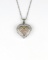 Charming Heart Shaped Diamond Pendant