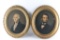 Two Chromolithograph Portraits Of Presidents