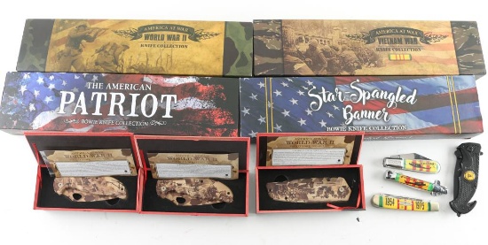 War Commemorative Knife Lot