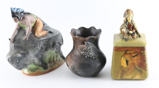 Lot Of Three Porcelain Jars