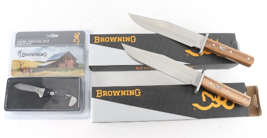 2 Bowie Knives by Browning