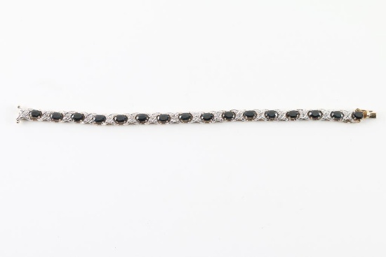 Sapphire & Diamond Bracelet