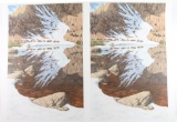 Lot Of Two Consecutive Numbered Fine Art Prints