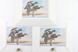 Lot Of 3 Remarqued Executive Edition Duck Prints