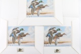 Lot Of Three Limited Edition Duck Stamp Prints