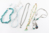 Lot of 5 Beaded Necklaces