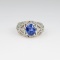 Gorgeous Vintage Inspired Blue Sapphire