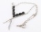 Navajo V Shaped Necklace with Jet