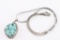 Stunning Turquoise Pendant & Chain