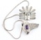 Hopi Sterling Drop Pendant