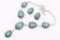 High Quality Navajo Turquoise Squash Blossom