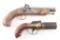 Lot of two Black Powder Pistols. 131843/NVSN