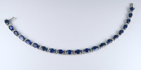 Beautiful Sapphire and Diamond Bracelet