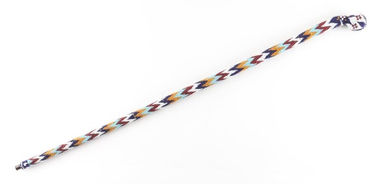 Sioux Fully Beaded Cane