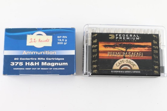 Lot Of 375 H&H Magnum