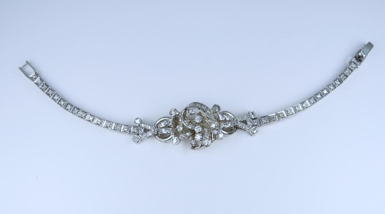 Gorgeous Platinum Diamond Bracelet