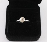 European Cut Diamond Solitaire Ring Set