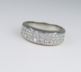 Exceptionally Fine Quality Platinum Diamond Ring