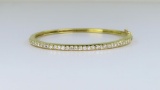 Fine Quality Tiffany style Diamond Bangle