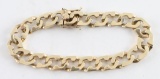 Heavy Gold Link Bracelet