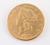 Liberty Head Double Eagle 1887S
