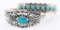 Lot of 2 Navajo Cuff Bracelets