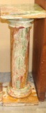 Lot Of Two Marble Statue Stands