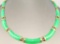 Exquisite Fine Quality Apple Green Jade Necklace