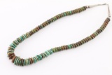 Navajo Turquoise Beaded Necklace