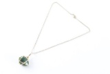 Stylish Vintage Jade Nugget Necklace