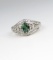 Very Rare Natural Alexandrite and Diamond Ring
