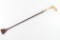 Carved Bone Handled Riding Crop