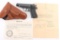 Walther Model PP with capture Papers 7.65mm