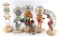 Lot Of Six Stained Glass Kachinas