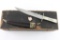 Refined Coffin Hilt Clipped Point Bowie