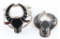 Onyx Bull Skull Cuff & Pendant